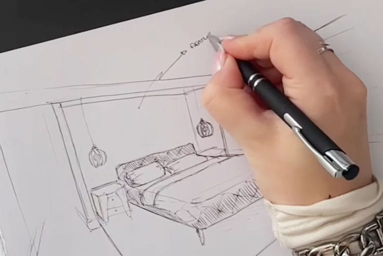 Luxury Yorkshire Interior Design Jessica Kathryn Sketching Ideas.